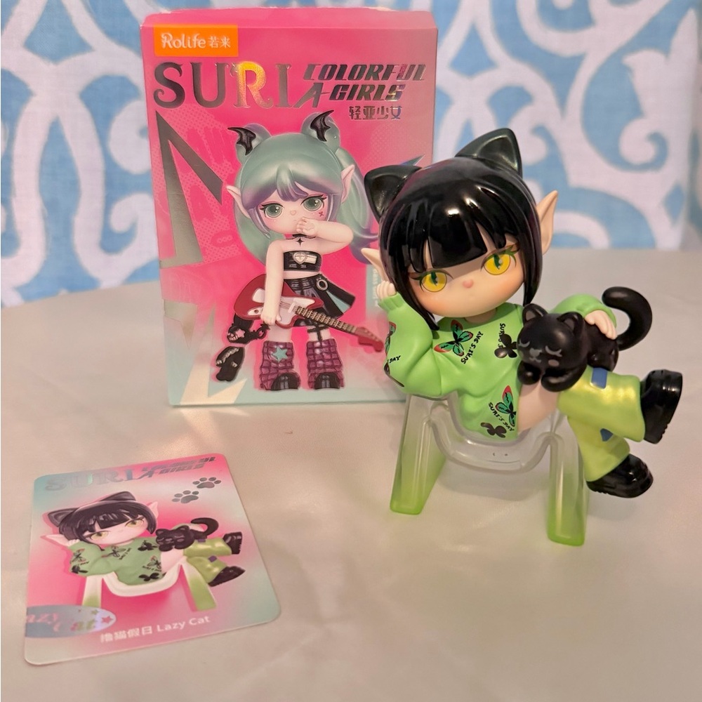SURI Colorful A Girls Series Blind Box-Lazy Cat